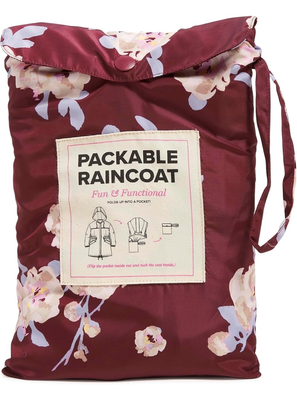 Vera Bradley packable raincoat - Picture 2 of 4